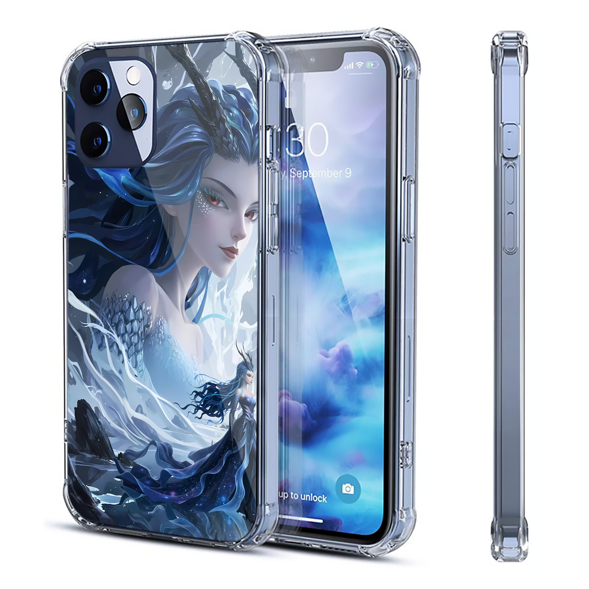 （画像用） Ne Zha 2 ナタ 魔童の大暴れ 【iPhone 12シリーズ対応】透明スマホケース（クリアソフトケース）